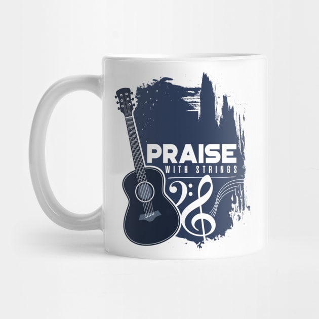 'Praise Him with Strings' Cool Music Christians Gift by ourwackyhome